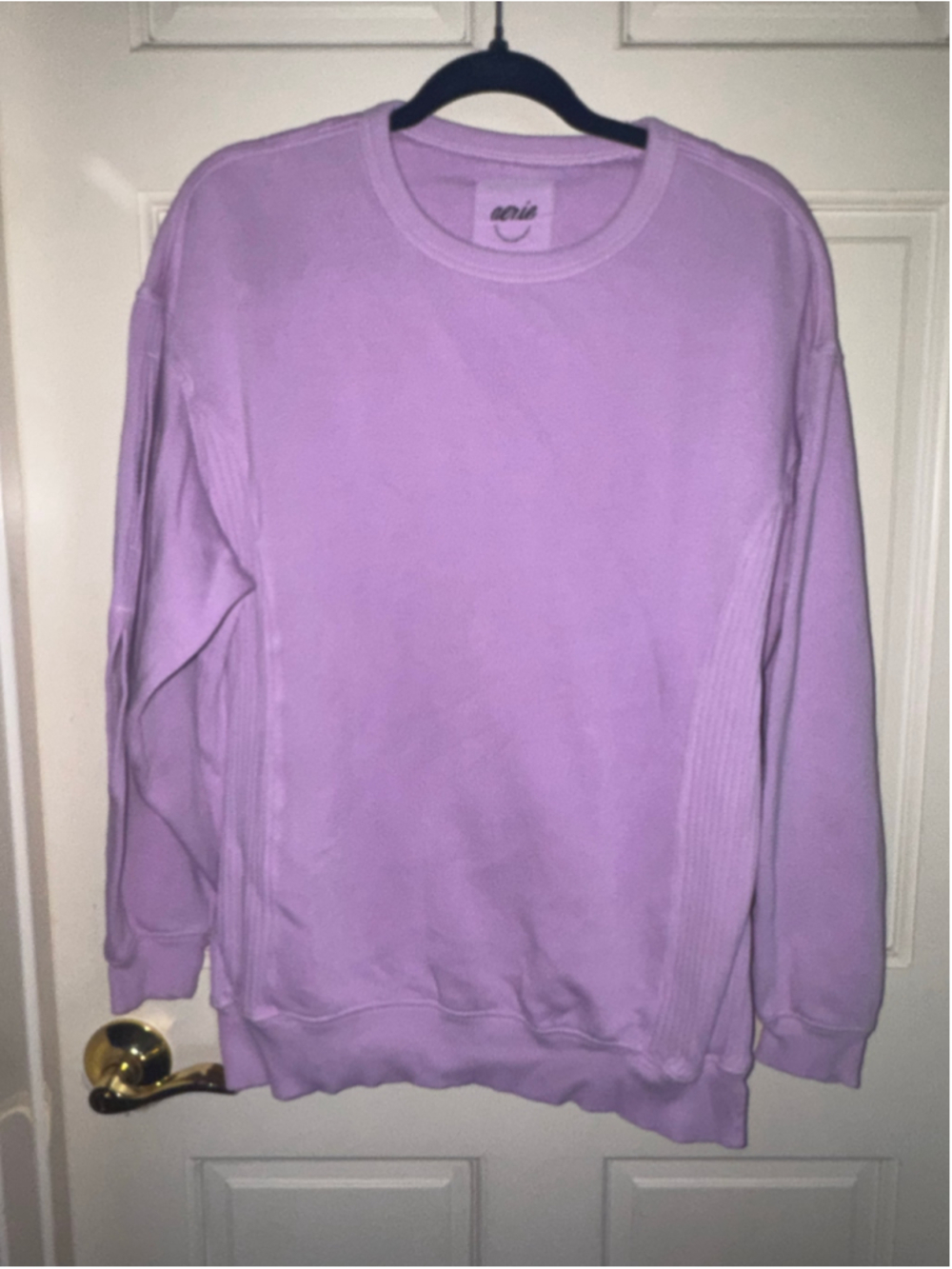 Women's Aerie Sweatshirt XS Purple Crewneck Pullover